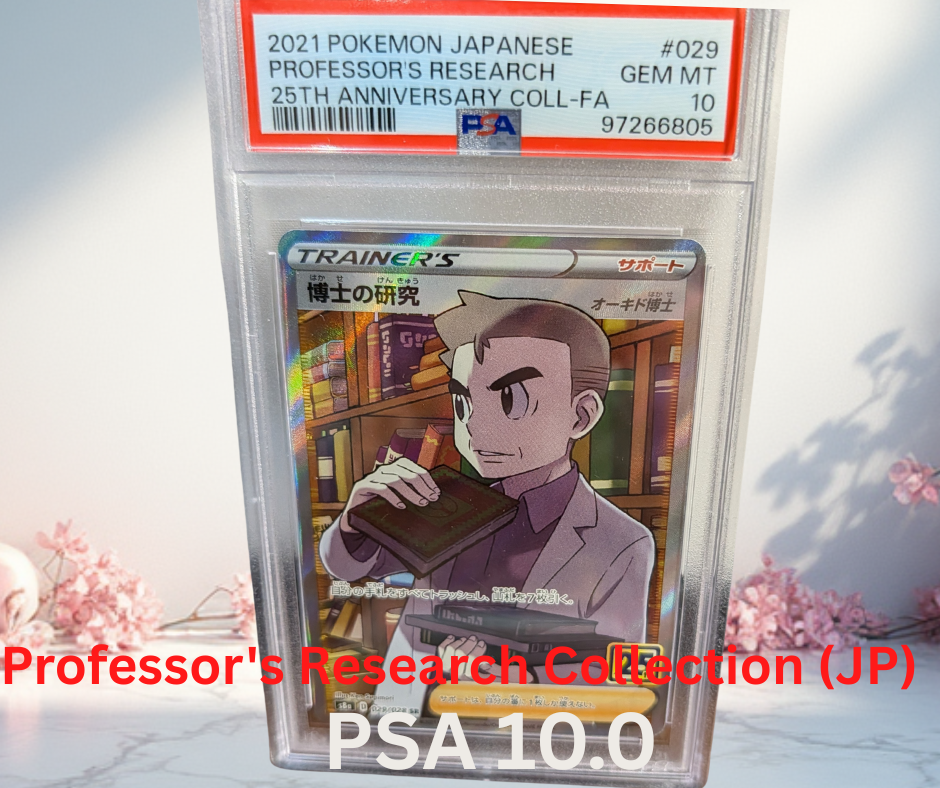 Pokemon Professors Research Collection (JP) 25th Anniversary PSA 10
