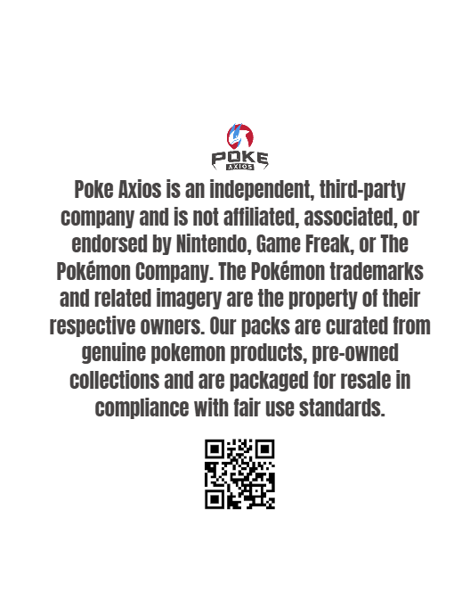 Poke Axios Mystery Pack – 3 Random Pokémon Booster Packs