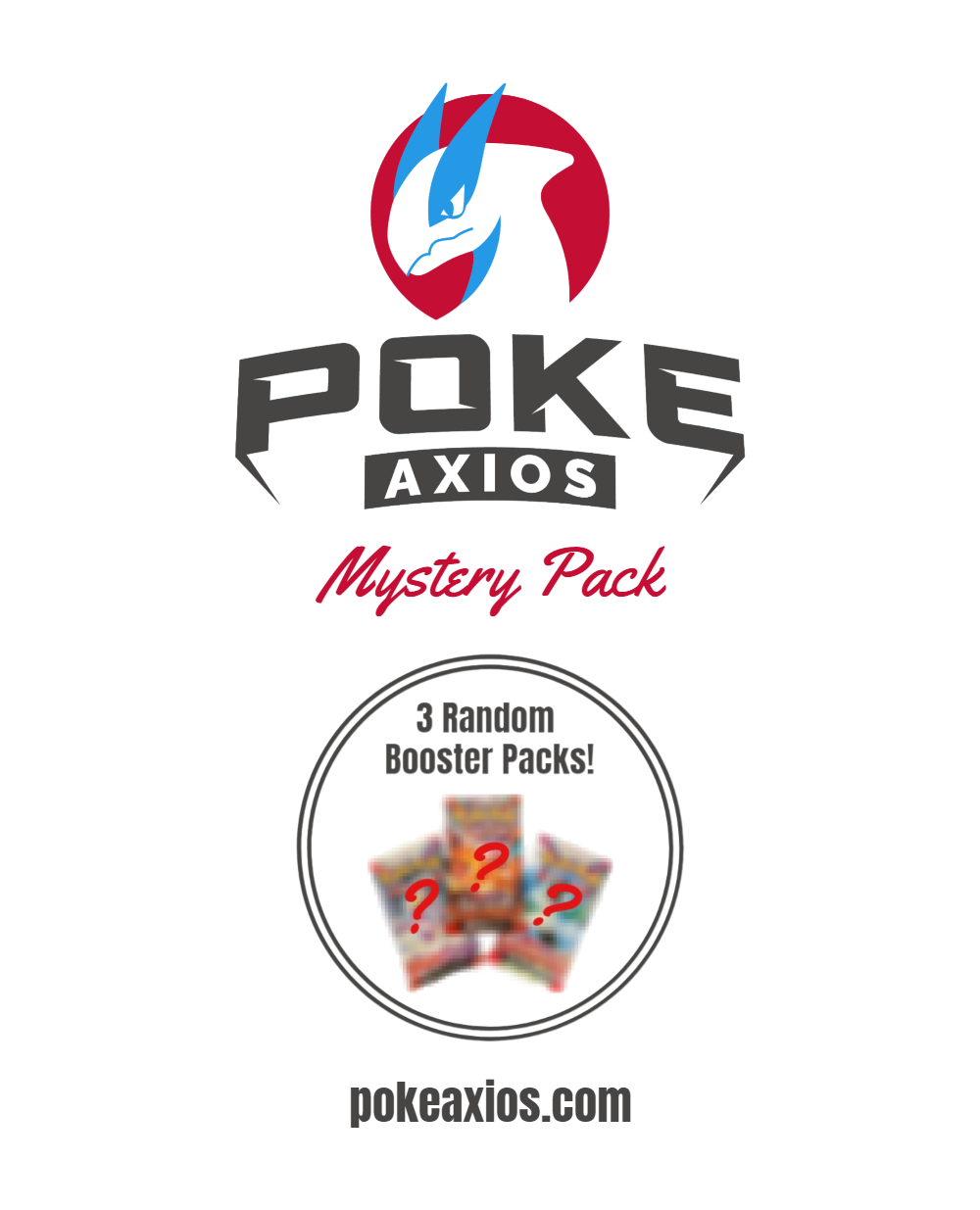 Poke Axios Mystery Pack – 3 Random Pokémon Booster Packs