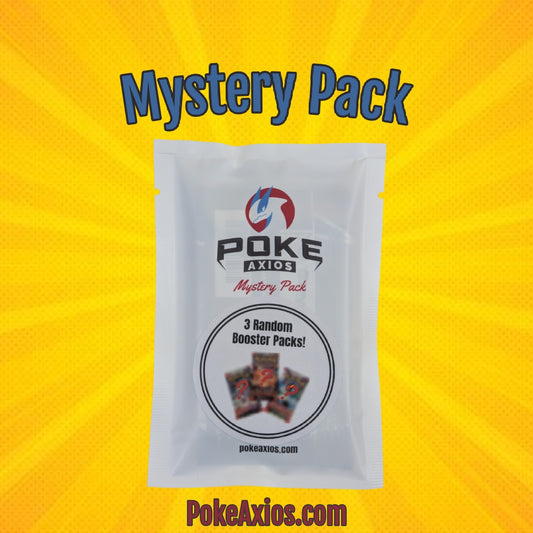 Poke Axios Mystery Pack – 3 Random Pokémon Booster Packs