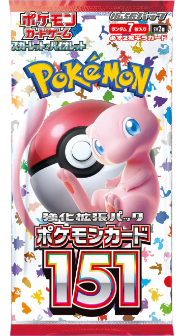 Pokémon Scarlet & Violet Booster Pack 151 (Japanese, SV2a)