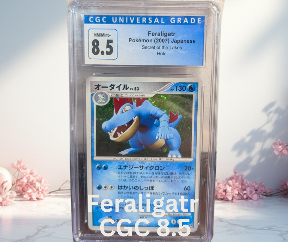 Pokemon Feraligatr Secret of the Lakes CGC 8.5