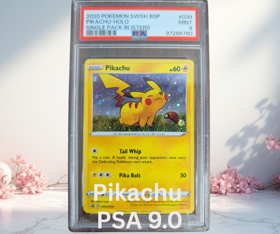 Pokemon Pikachu Sword & Shield Promo PSA 9