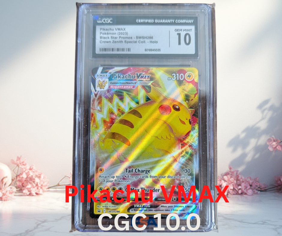 Pokemon Pikachu VMAX Sword & Shield Promo CGC 10