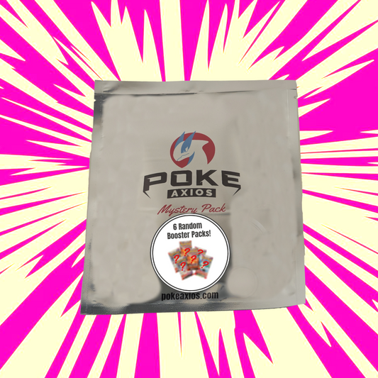 Poke Axios Mystery Pack : 6  Random Booster Packs