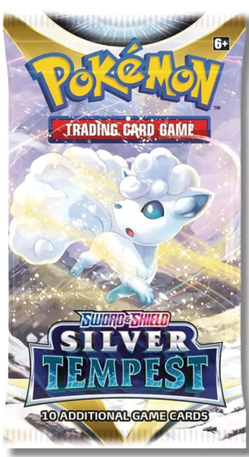 1x Pokemon SWSH12: Silver Tempest English Booster Pack