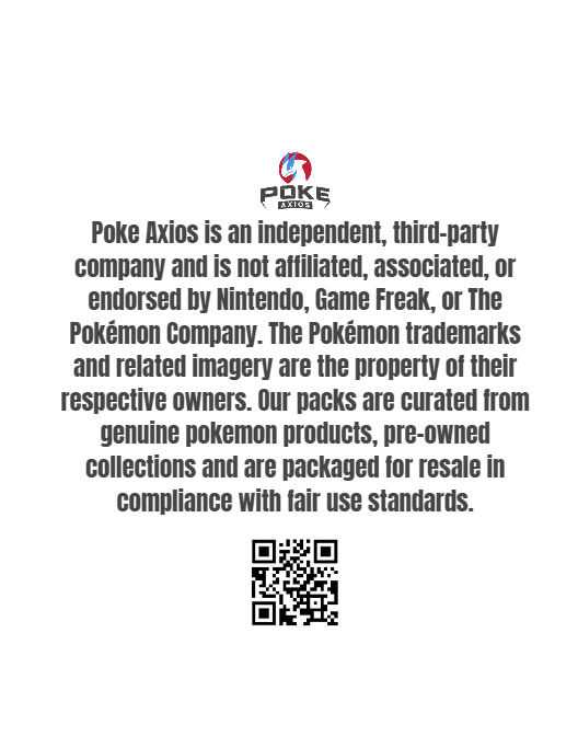 Poke Axios Mystery Pack – 1 Random Graded Pokémon Card (Grade 8+ Guaranteed)