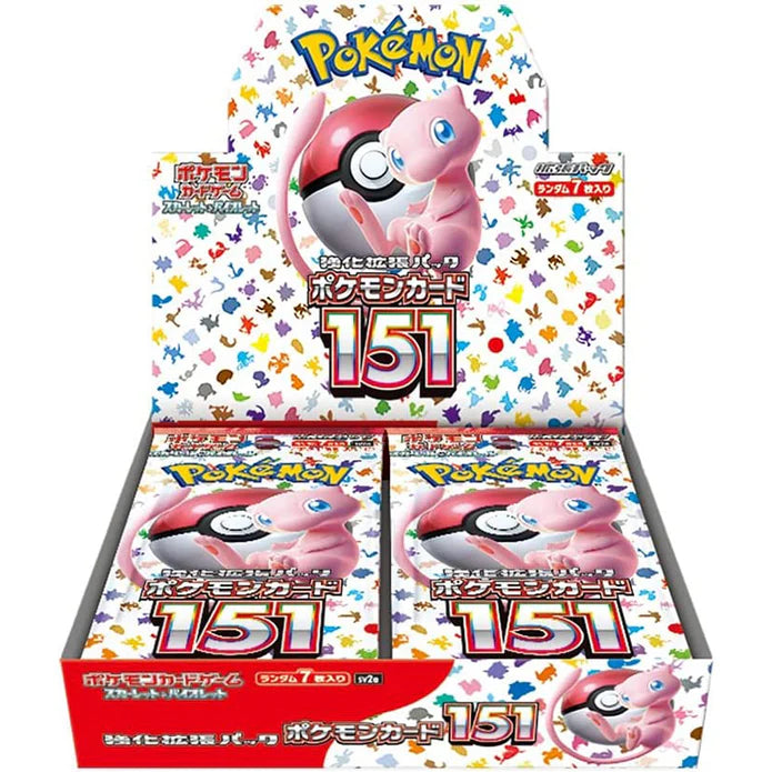 Pokemon Scarlet & Violet Booster Box Pokemon 151 sv2a Japanese